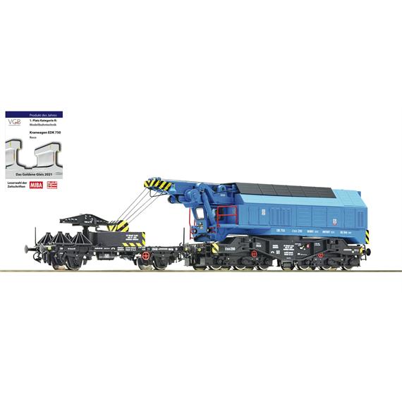 Roco 73038 Digital-Eisenbahndrehkran EDK 750 CSD, DCC digital mit Sound, H0 (1:87)