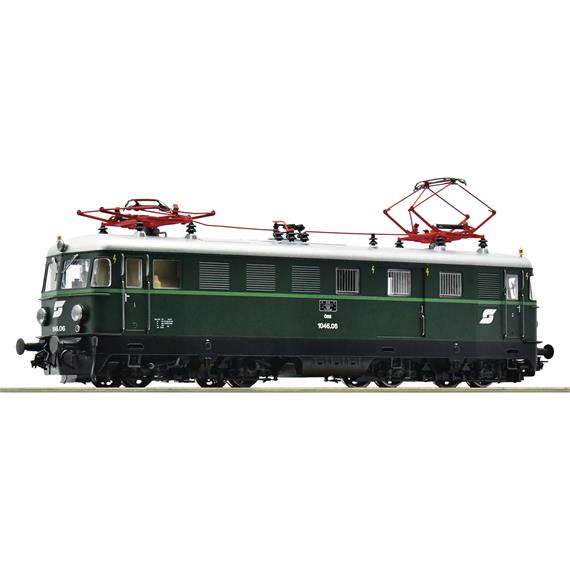 Roco 7510054 Ellok 1046.06, Pflatsch-Logo, ÖBB, DC 2L, digital DCC/MM mit Sound - H0