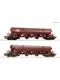 Roco 77036 2-tlg. Set: Schwenkdachwagen, DB - H0 (1:87)