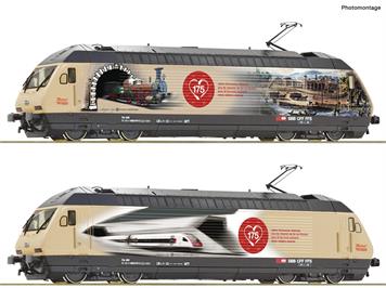 Roco 78678 E-Lok Re 460 019-3 „175 Jahre Schweizer Bahn", AC, digital MM/DCC Sound - H0