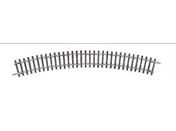 Roco H0-Gebogenes Gleisstück Neusilber 2,5 mm