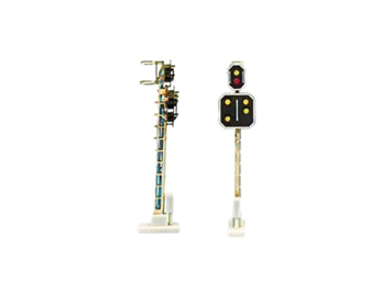 Schneider 2202 SBB Hauptsignal mit Vorsignal 6 LED 66mm - H0 (1:87)