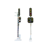 Schneider 2208 SBB Hauptsignal mit Vorsignal 9 LED 75 mm - H0 (1:87)