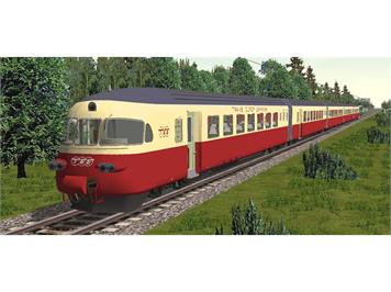 Simtrain RAe TEE II 1053 und "Graue Maus"