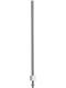 Sommerfeld 318 H-Profil-Mast aus Neusilber, 130 mm - H0/H0m (1:87)