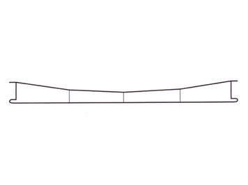 Sommerfeldt 160 Fahrdraht verkupfert 0,7 x 500 mm, 5 Stück - H0 (1:87)