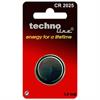 Techno Lithium CR2025 Knopfzelle 3.0V