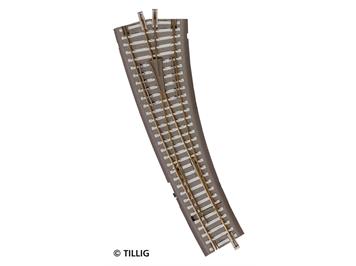 Tillig 83861 Innen-Bogenweiche Hand rechts 15°