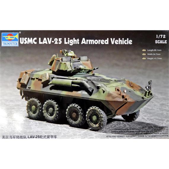 Trumpeter 07268 USMC LAV-25 Light Armored Vehicle