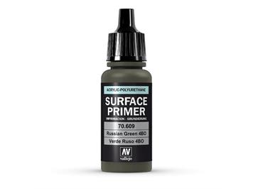 Vallejo 70.609 Model Air 17ml, SURFACE PRIMER RUSSIAN GREEN 4BO