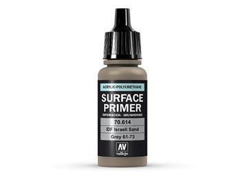 Vallejo 70.614 Model Air 17ml, SURFACE PRIMER IDF ISRAELI SAND, GREY 61-73