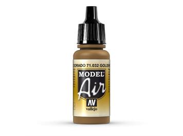 Vallejo 71.032 Model Air 17ml, GOLDEN BROWN