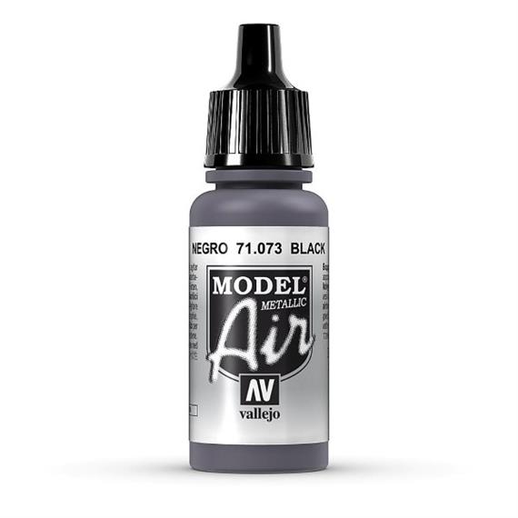 Vallejo 71.073 Model Air 17ml, BLACK