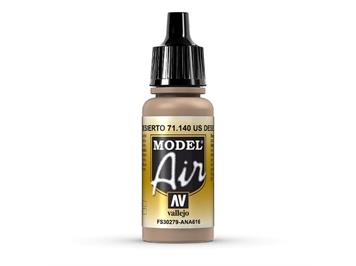 Vallejo 71.140 Model Air 17ml, US DESERT SAND, FS30279 - ANA616