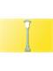 Viessmann 60801 Straßenleuchte modern mit Kontaktstecksockel, LED weiß - H0 (1:87)