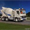 Viessmann 8031 MB ACTROS 3-achs Betonmischer mit Rundumleuchten - H0 (1:87) | Bild 4