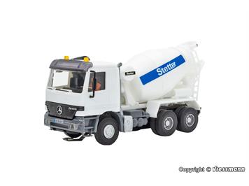 Viessmann 8031 MB ACTROS 3-achs Betonmischer mit Rundumleuchten - H0 (1:87)