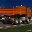Viessmann 8041 MB ACTROS 3-achs Muldenkipper mit Rundumleuchten, kommunalorange - H0 | Bild 5