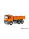 Viessmann 8041 MB ACTROS 3-achs Muldenkipper mit Rundumleuchten, kommunalorange - H0