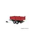 Viessmann 8214 Tandem Kipper, rot, Funktionsmodell - H0 (1:87)