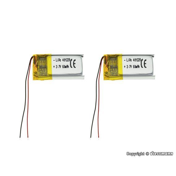 Viessmann 8418 Akku für MB ACTROS Fahrzeuge, 2 Stück - H0 (1:87)