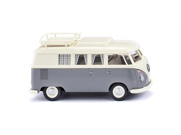 Wiking 79724 VW T1 Campingbus - perlweiss/grau