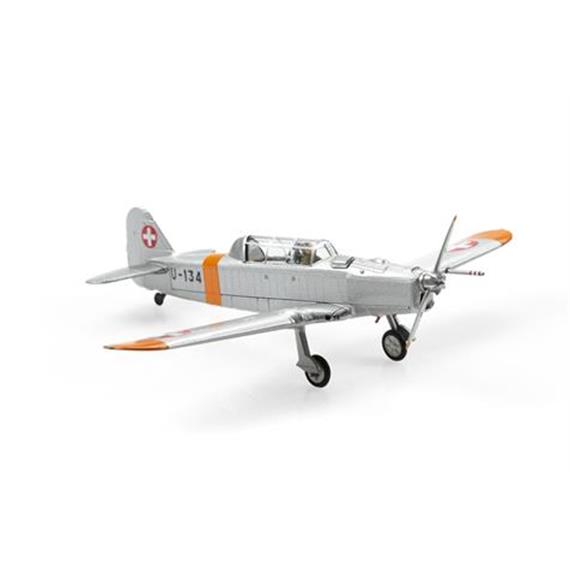 ACE 001552 Pilatus P-2-06 U-134 Orange/Alu Dübendorf (1970), 1:72