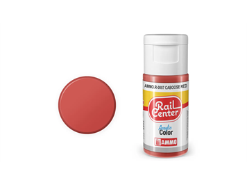 AMMO R-0007 Rail Center Caboose-Rot, matt, Acrylfarbe, 20 ml