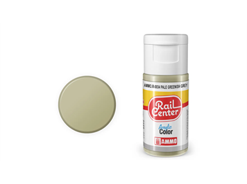 AMMO R-0034 Rail Center Grau, blassgrün, matt, Acrylfarbe, 20 ml