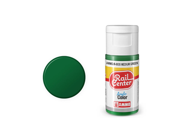 AMMO R-0035 Rail Center Mittelgrün, matt, Acrylfarbe, 20 ml