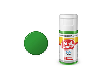 AMMO R-0036 Rail Center Signalgrün, matt, Acrylfarbe, 20 ml