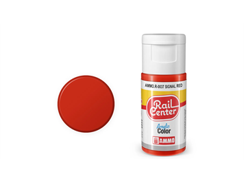 AMMO R-0037 Rail Center Signalrot, matt, Acrylfarbe, 20 ml