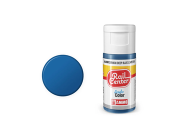 AMMO R-0038 Rail Center Tiefblau, matt, Acrylfarbe, 20 ml