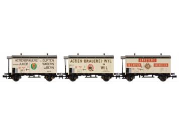 Arnold SBB Bierwagen-Set 3teilig