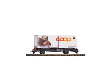 Bemo 2269 110 RhB Lb-v 7860 mit Coop-Container "Champignons" - H0m (1:87)