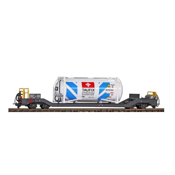 Bemo 2289 141 RhB Sb-v 7721 Tragwagen mit Streusalz-Container "Taufix" - H0m (1:87)