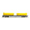 Bemo 2291 116 RhB R-w 8216 ACTS-Tragwagen mit Aushubmulden, H0m (1:87)