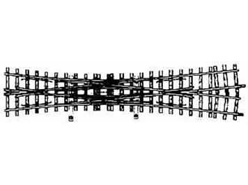 Bemo 4216 000 12° Doppelkreuzungsweiche gekürzt, 182mm