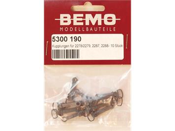 Bemo 5300 190 Kupplung (kurz) für 2278/2279/2288 (Ersatz für ehem. 2078), H0m (1:87)