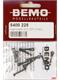 Bemo 5400 225 Kurzkupplung Wagenadapter, L=16,5mm (Code R), 10 Stück - H0m (1:87)