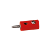 Brawa 3052 Stecker rund 2,5 mm rot, Inhalt: 10 Stück