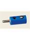 Brawa 3055 Stecker rund 2,5 mm blau (10 Stück)