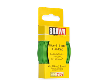 Brawa 3103 Litze 0,14 mm², grün, 10 m