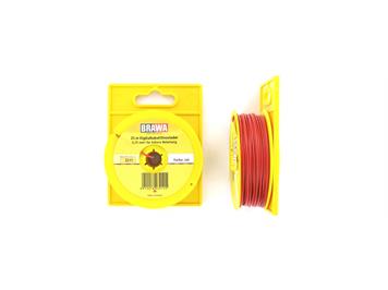 Brawa 3211 Einzelader 0,25 qmm, 25 m, rot