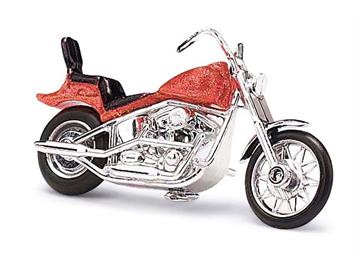 Busch 40153 US Motorrad, rot - H0 (1:87)