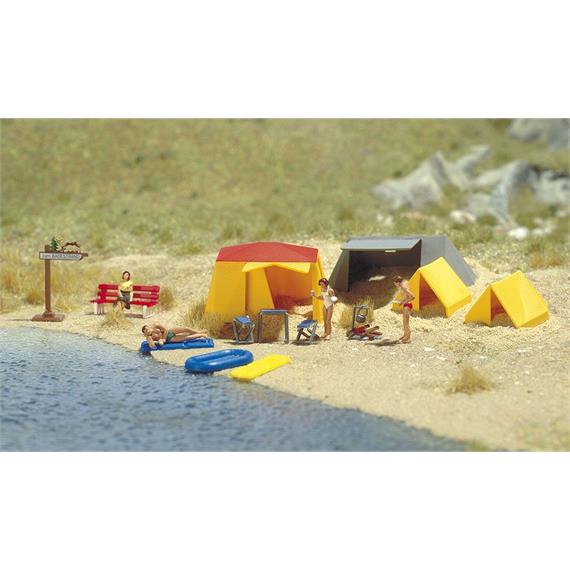 Busch 6026 Motiv-Set: Campingplatz - H0 (1:87)