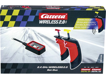 Carrera 20010120 Wireless 2.0 Set Duo Digital 132/124 - Batteriebetrieb mit 1,5V AAA