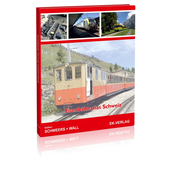 EK-Verlag 6441 Eisenbahnatlas Schweiz, Edition SCHWEERS + WALL ISBN 978-3-8846-6441-6