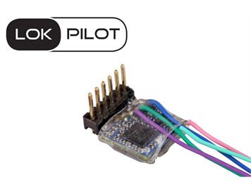 ESU 59837 LokPilot 5 micro DCC/MM/SX, 6-pin Direkt gewinkelt, Spurweite N, TT