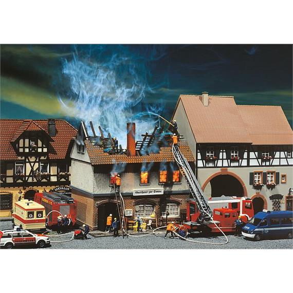 Faller 130429 Brandruine Gasthaus Sonne, H0 (1:87)